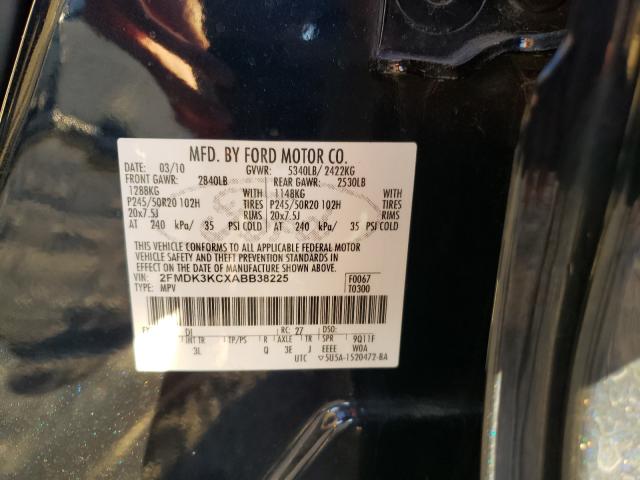 Photo 9 VIN: 2FMDK3KCXABB38225 - FORD EDGE LIMIT 