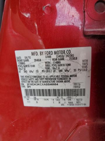 Photo 11 VIN: 2FMDK3KCXABB46664 - FORD EDGE LIMIT 