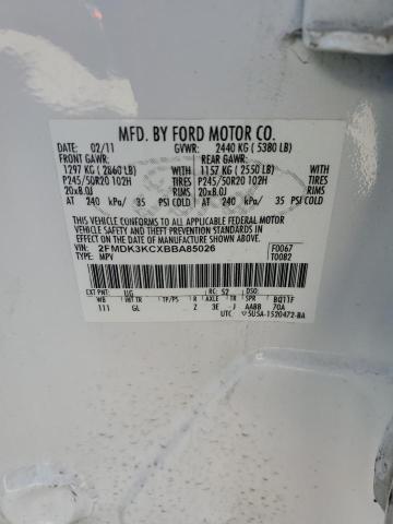 Photo 13 VIN: 2FMDK3KCXBBA85026 - FORD EDGE 