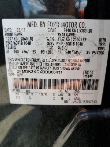 Photo 12 VIN: 2FMDK3KCXBBB06411 - FORD EDGE LIMIT 