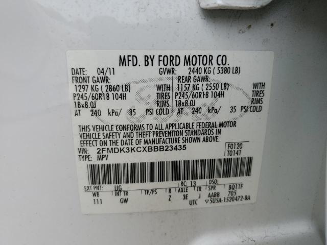 Photo 11 VIN: 2FMDK3KCXBBB23435 - FORD EDGE 