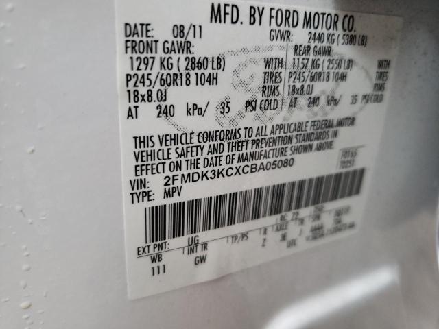 Photo 13 VIN: 2FMDK3KCXCBA05080 - FORD EDGE LIMIT 