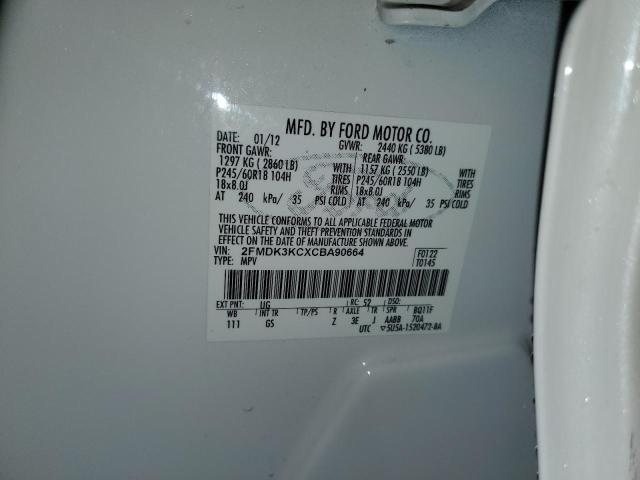 Photo 13 VIN: 2FMDK3KCXCBA90664 - FORD EDGE LIMIT 