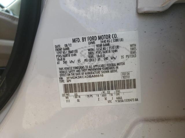 Photo 12 VIN: 2FMDK3KCXDBA86616 - FORD EDGE LIMIT 