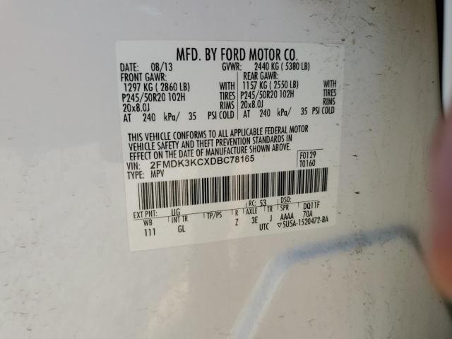 Photo 12 VIN: 2FMDK3KCXDBC78165 - FORD EDGE LIMIT 