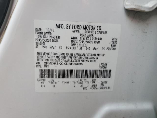 Photo 13 VIN: 2FMDK3KCXDBE25696 - FORD EDGE LIMIT 