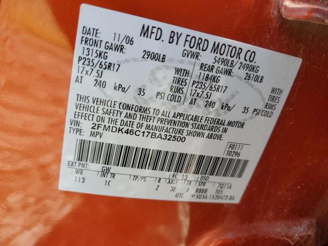 Photo 12 VIN: 2FMDK46C17BA32500 - FORD EDGE SE 