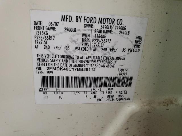 Photo 12 VIN: 2FMDK46C17BB39112 - FORD EDGE 