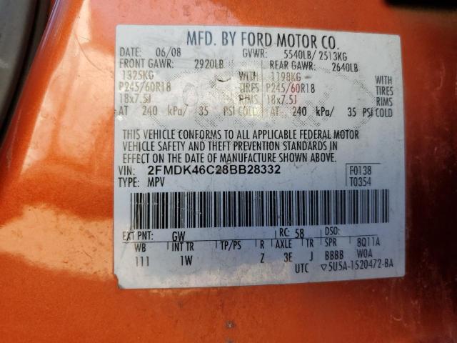 Photo 12 VIN: 2FMDK46C28BB28332 - FORD EDGE 