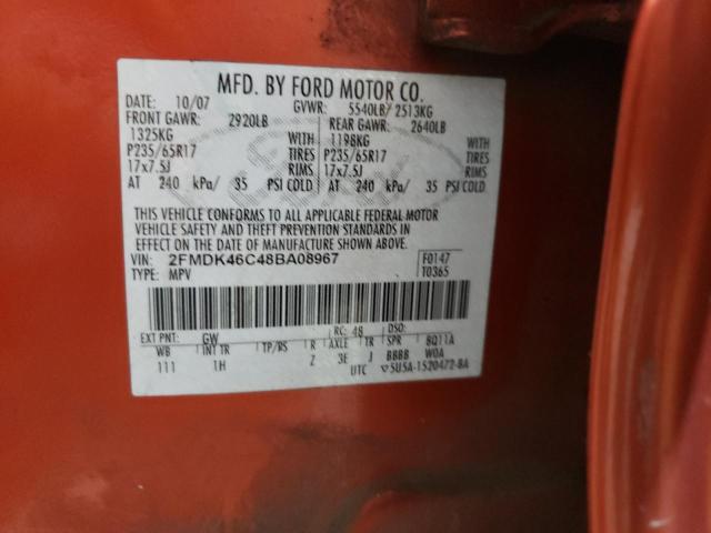 Photo 12 VIN: 2FMDK46C48BA08967 - FORD EDGE 