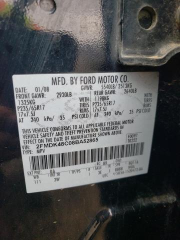 Photo 12 VIN: 2FMDK48C08BA52865 - FORD EDGE 