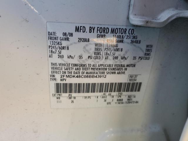 Photo 13 VIN: 2FMDK48C08BB43912 - FORD EDGE 