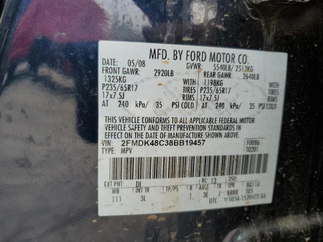 Photo 12 VIN: 2FMDK48C38BB19457 - FORD EDGE 