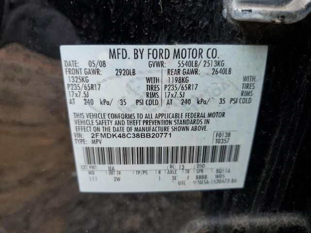 Photo 12 VIN: 2FMDK48C38BB20771 - FORD EDGE 