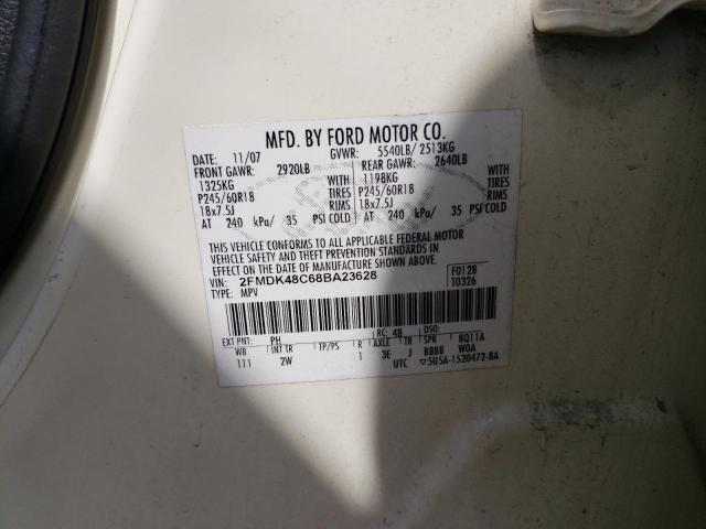 Photo 11 VIN: 2FMDK48C68BA23628 - FORD EDGE 