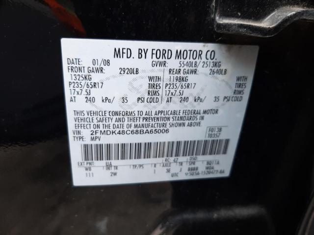 Photo 12 VIN: 2FMDK48C68BA65006 - FORD EDGE 