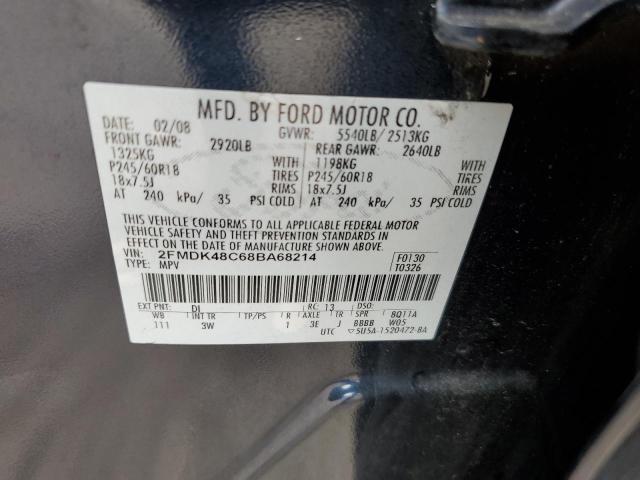 Photo 13 VIN: 2FMDK48C68BA68214 - FORD EDGE SEL 