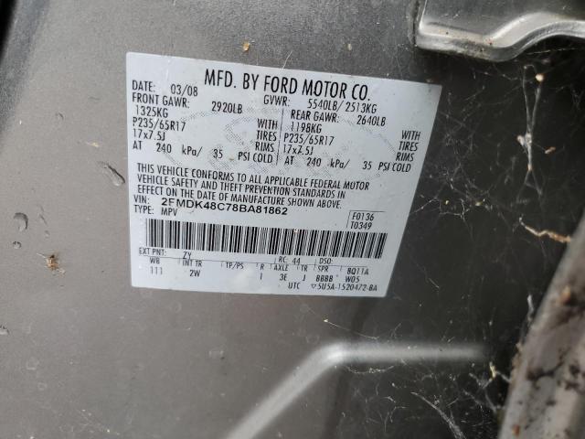 Photo 12 VIN: 2FMDK48C78BA81862 - FORD EDGE SEL 