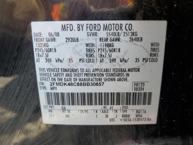 Photo 12 VIN: 2FMDK48C88BB30857 - FORD EDGE 