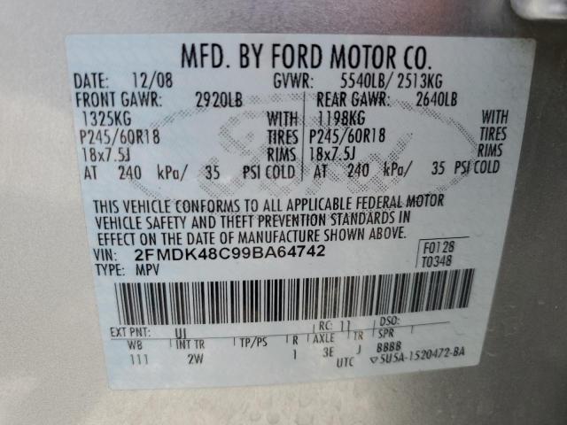 Photo 12 VIN: 2FMDK48C99BA64742 - FORD EDGE 