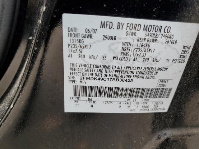 Photo 11 VIN: 2FMDK49C17BB38425 - FORD EDGE 