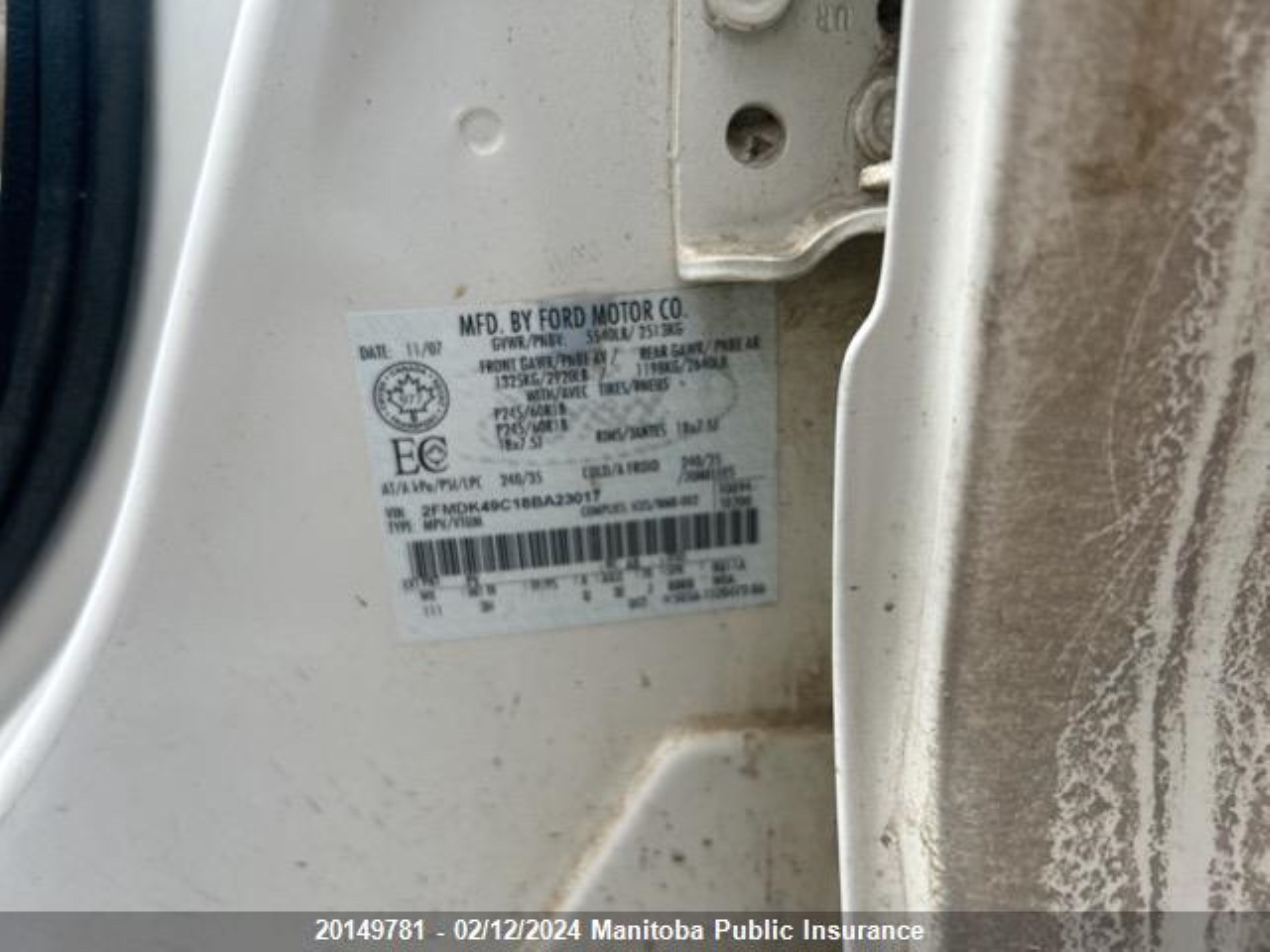 Photo 8 VIN: 2FMDK49C18BA23017 - FORD EDGE 