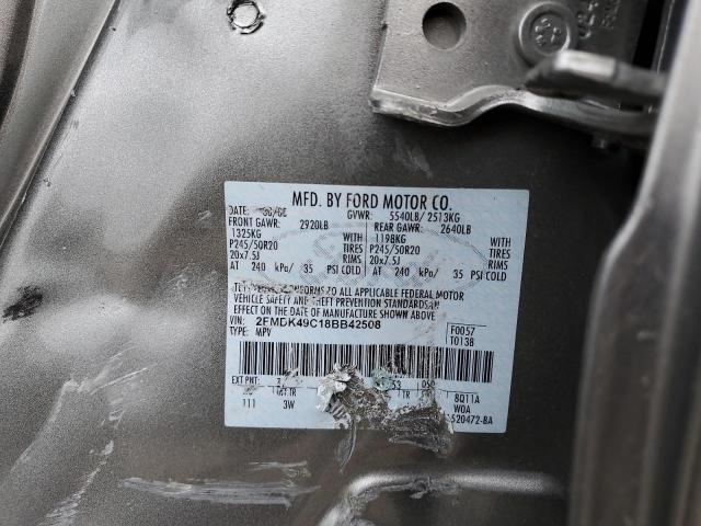 Photo 12 VIN: 2FMDK49C18BB42508 - FORD EDGE 