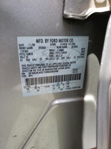 Photo 11 VIN: 2FMDK49C19BA56388 - FORD EDGE LIMIT 