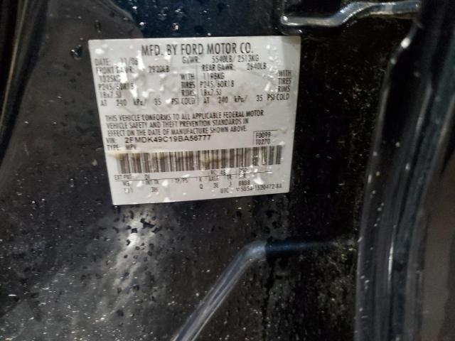 Photo 12 VIN: 2FMDK49C19BA56777 - FORD EDGE LIMIT 