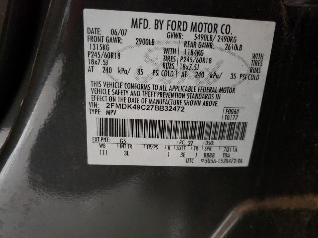 Photo 12 VIN: 2FMDK49C27BB32472 - FORD EDGE 