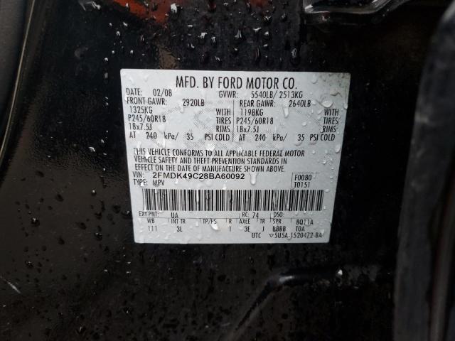 Photo 12 VIN: 2FMDK49C28BA60092 - FORD EDGE 