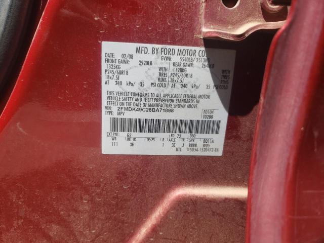 Photo 12 VIN: 2FMDK49C28BA71898 - FORD EDGE LIMIT 