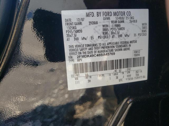 Photo 12 VIN: 2FMDK49C48BA45769 - FORD EDGE 