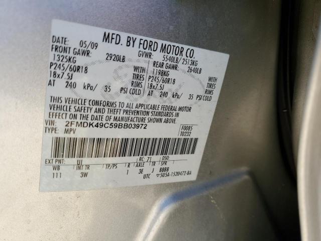 Photo 13 VIN: 2FMDK49C59BB03972 - FORD EDGE 