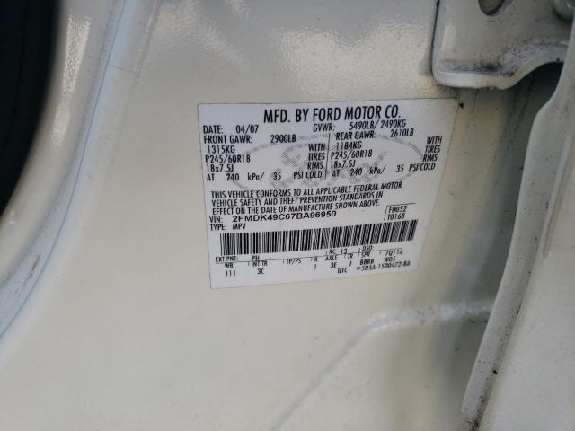 Photo 12 VIN: 2FMDK49C67BA96950 - FORD EDGE 