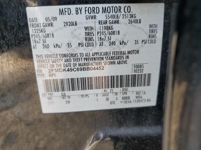 Photo 12 VIN: 2FMDK49C69BB04452 - FORD EDGE LIMIT 