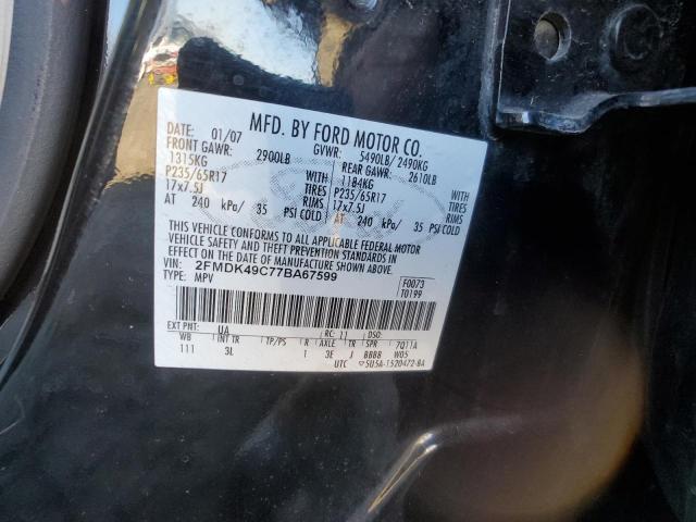 Photo 11 VIN: 2FMDK49C77BA67599 - FORD EDGE 