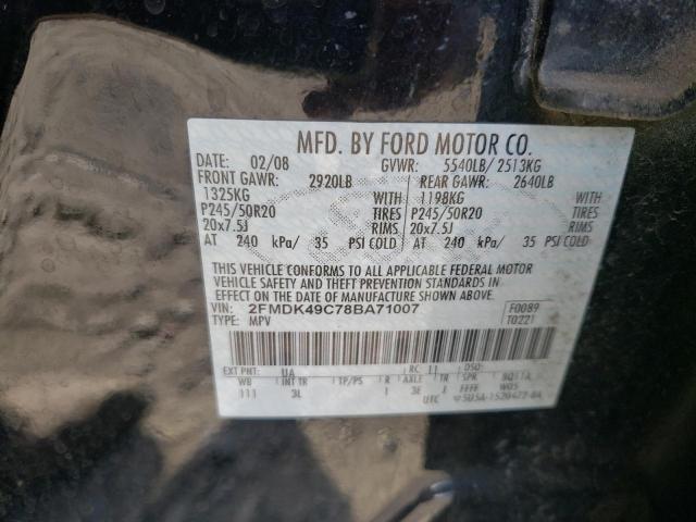 Photo 13 VIN: 2FMDK49C78BA71007 - FORD EDGE 