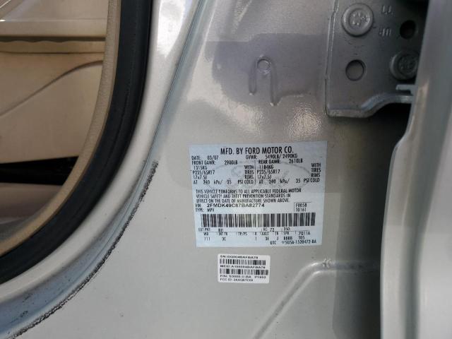 Photo 11 VIN: 2FMDK49C87BA82774 - FORD EDGE SEL P 