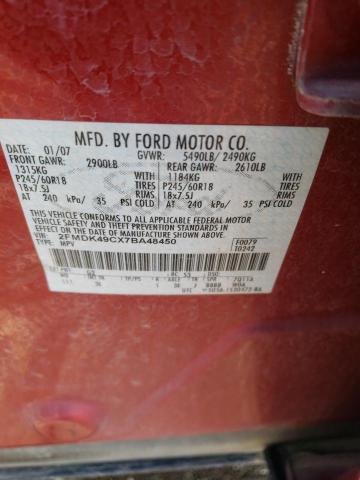 Photo 12 VIN: 2FMDK49CX7BA48450 - FORD EDGE 