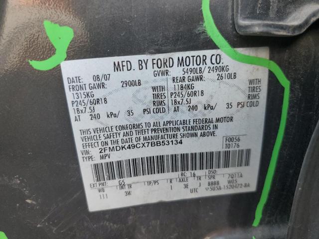 Photo 13 VIN: 2FMDK49CX7BB53134 - FORD EDGE 