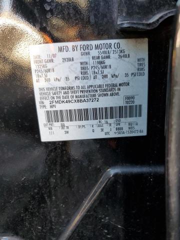 Photo 12 VIN: 2FMDK49CX8BA37272 - FORD EDGE 