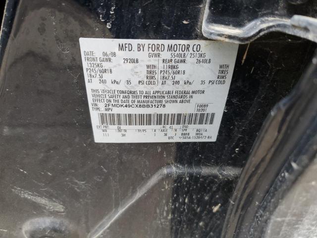 Photo 12 VIN: 2FMDK49CX8BB31278 - FORD EDGE LIMIT 