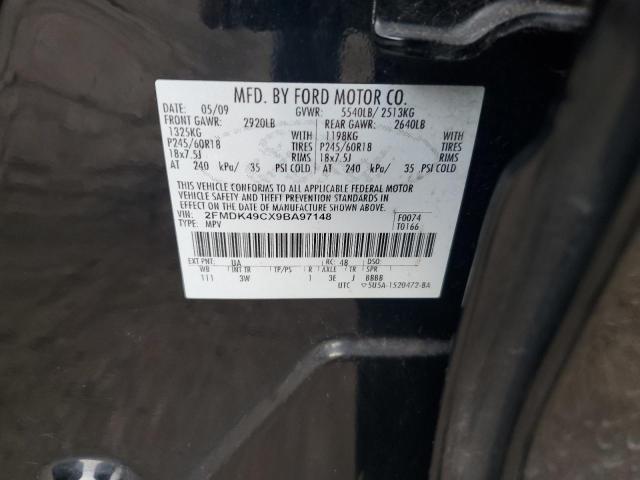 Photo 12 VIN: 2FMDK49CX9BA97148 - FORD EDGE LIMIT 