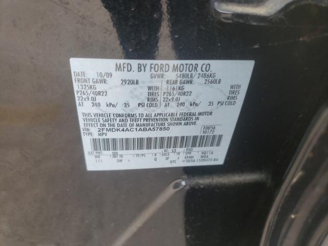 Photo 9 VIN: 2FMDK4AC1ABA57850 - FORD EDGE SPORT 