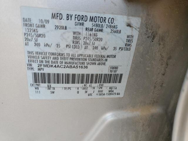 Photo 12 VIN: 2FMDK4AC2ABA51636 - FORD EDGE SPORT 