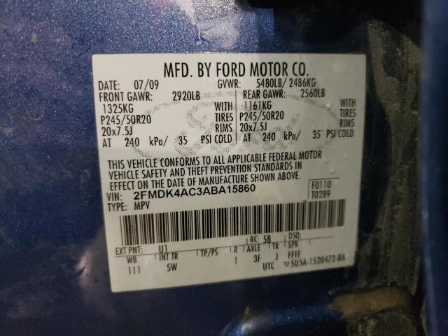 Photo 9 VIN: 2FMDK4AC3ABA15860 - FORD EDGE SPORT 