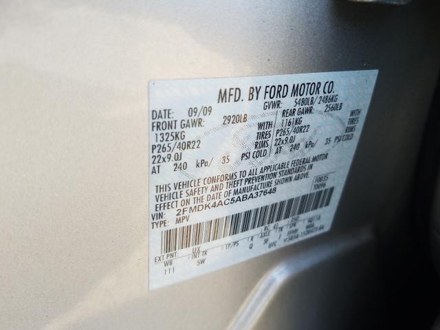 Photo 9 VIN: 2FMDK4AC5ABA37648 - FORD EDGE SPORT 