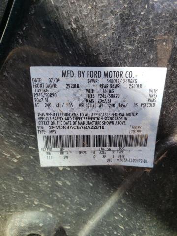 Photo 11 VIN: 2FMDK4AC6ABA22818 - FORD EDGE 