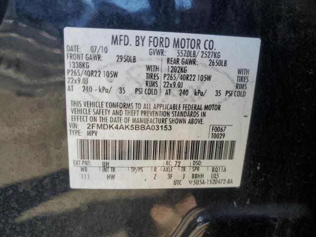 Photo 12 VIN: 2FMDK4AK5BBA03153 - FORD EDGE SPORT 